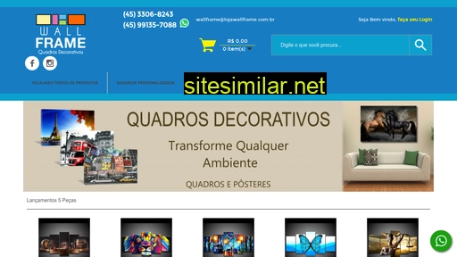 lojawallframe.com.br alternative sites