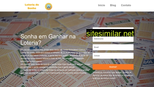 loteriadosonho.com.br alternative sites