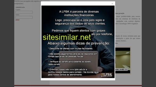 lpbk.adv.br alternative sites