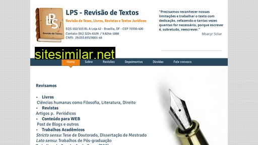 lpsrevisaodetextos.com.br alternative sites
