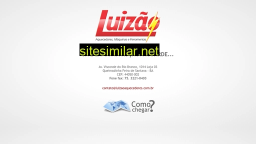 luizaoaquecedores.com.br alternative sites