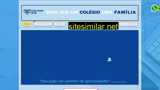 luteranodapaz.com.br alternative sites