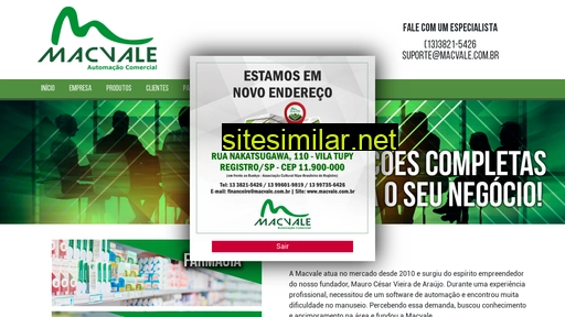 macvale.com.br alternative sites