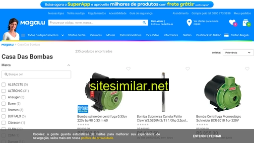 magazineluiza.com.br alternative sites