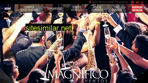 magnificoeventos.com.br alternative sites
