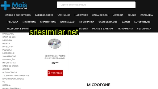 maiseletronicos.com.br alternative sites