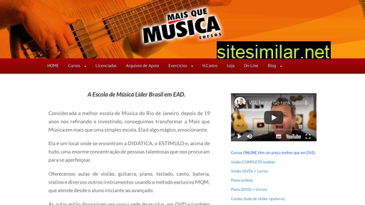 maisquemusica.com.br alternative sites