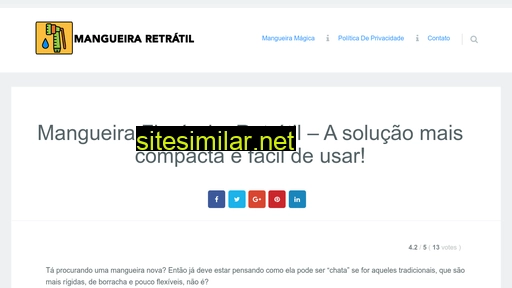 mangueiraretratil.com.br alternative sites