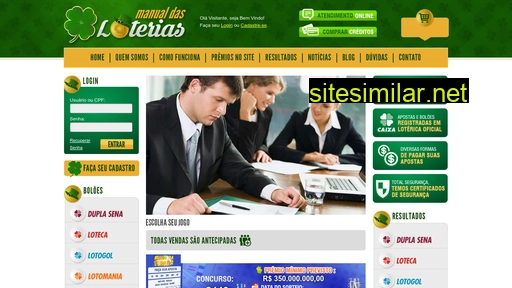manualdasloteria.com.br alternative sites