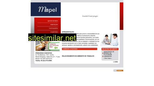 mapelmacae.com.br alternative sites