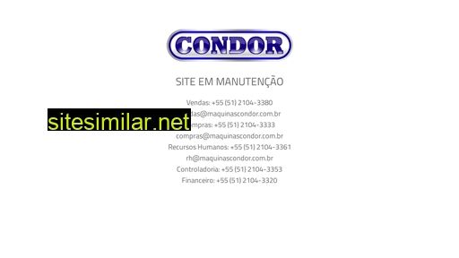 maquinascondor.com.br alternative sites