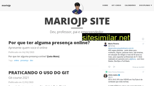 mariojp.com.br alternative sites