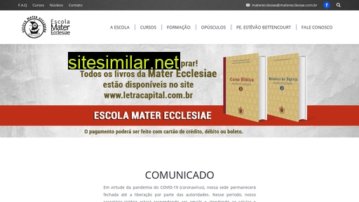 materecclesiae.com.br alternative sites