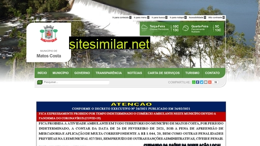 matoscosta.sc.gov.br alternative sites