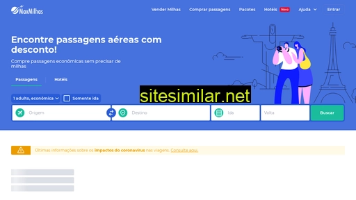 maxmilhas.com.br alternative sites