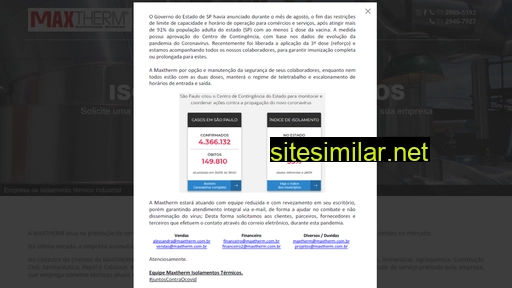 maxtherm.com.br alternative sites
