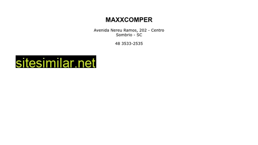 maxxcomper.com.br alternative sites