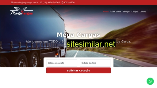 megacargas.com.br alternative sites