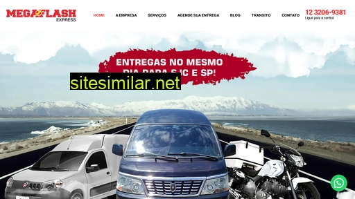megaflashtransportes.com.br alternative sites