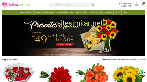 melissaflores.com.br alternative sites