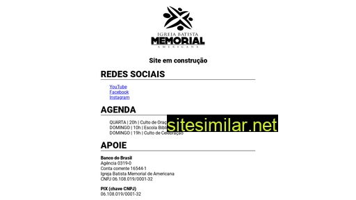 memorialdeamericana.org.br alternative sites
