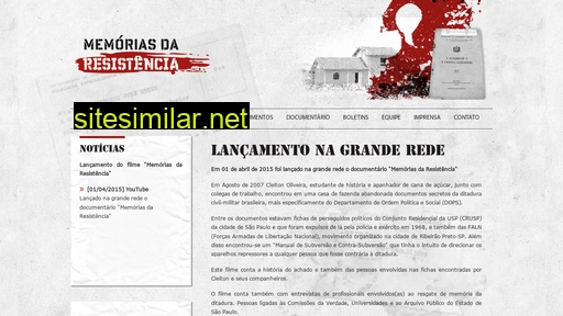memoriasdaresistencia.org.br alternative sites