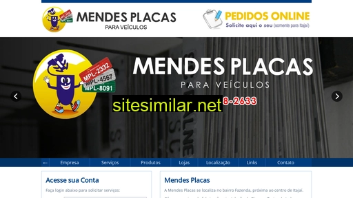 mendesplacas.com.br alternative sites