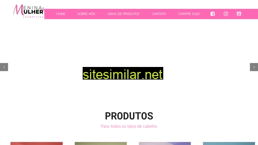 meninamulhercosmeticos.com.br alternative sites