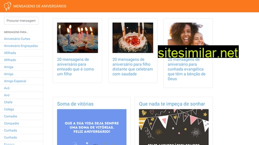 mensagemdeaniversarios.com.br alternative sites