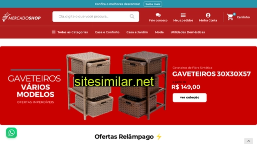 mercadoshop.com.br alternative sites