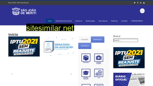 meriti.rj.gov.br alternative sites