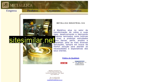 metallicasa.com.br alternative sites