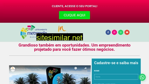 metropolemaracanau.com.br alternative sites