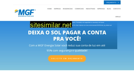 mgfsolar.com.br alternative sites