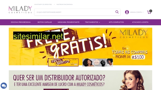 miladycosmeticos.com.br alternative sites