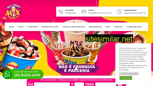 milkshakemixsorvetes.com.br alternative sites