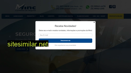 mincseguros.com.br alternative sites