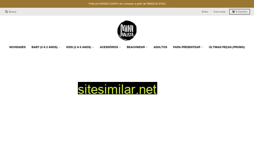 minimalistashop.com.br alternative sites