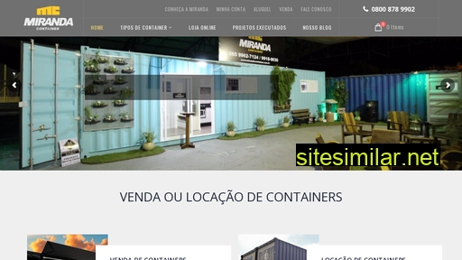 mirandacontainer.com.br alternative sites