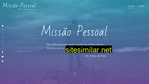 missaopessoal.com.br alternative sites