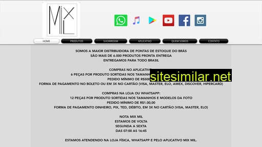 mixmil.com.br alternative sites