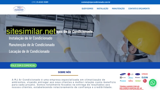 mjarcondicionado.com.br alternative sites