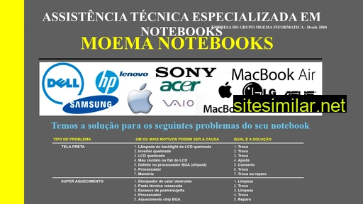 moemanotebooks.com.br alternative sites