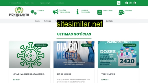 montesanto.to.gov.br alternative sites