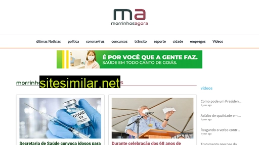 morrinhosagora.com.br alternative sites