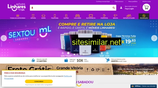 moveislinhares.com.br alternative sites