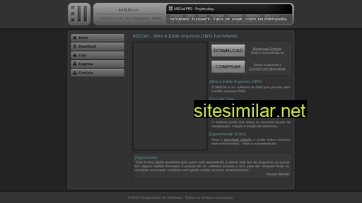 mscad.com.br alternative sites