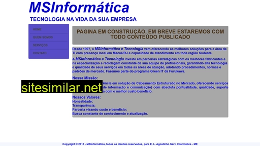 msitecnologia.com.br alternative sites