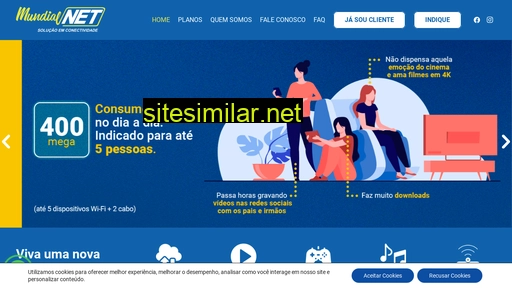 mundialnettelecom.com.br alternative sites