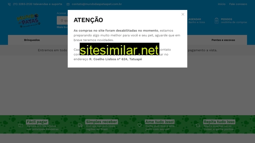mundodaspataspet.com.br alternative sites